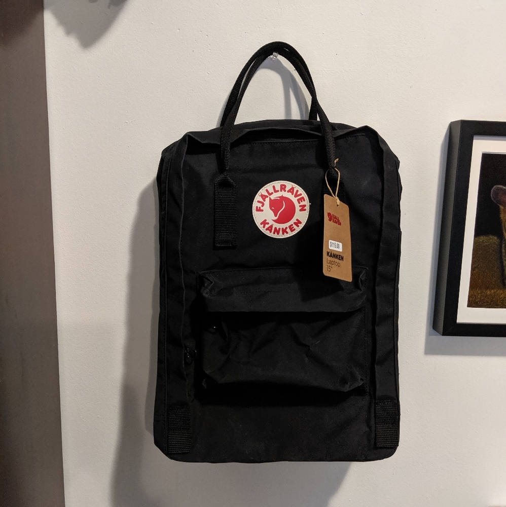 Fjallraven Kanken backpack classic black 15"